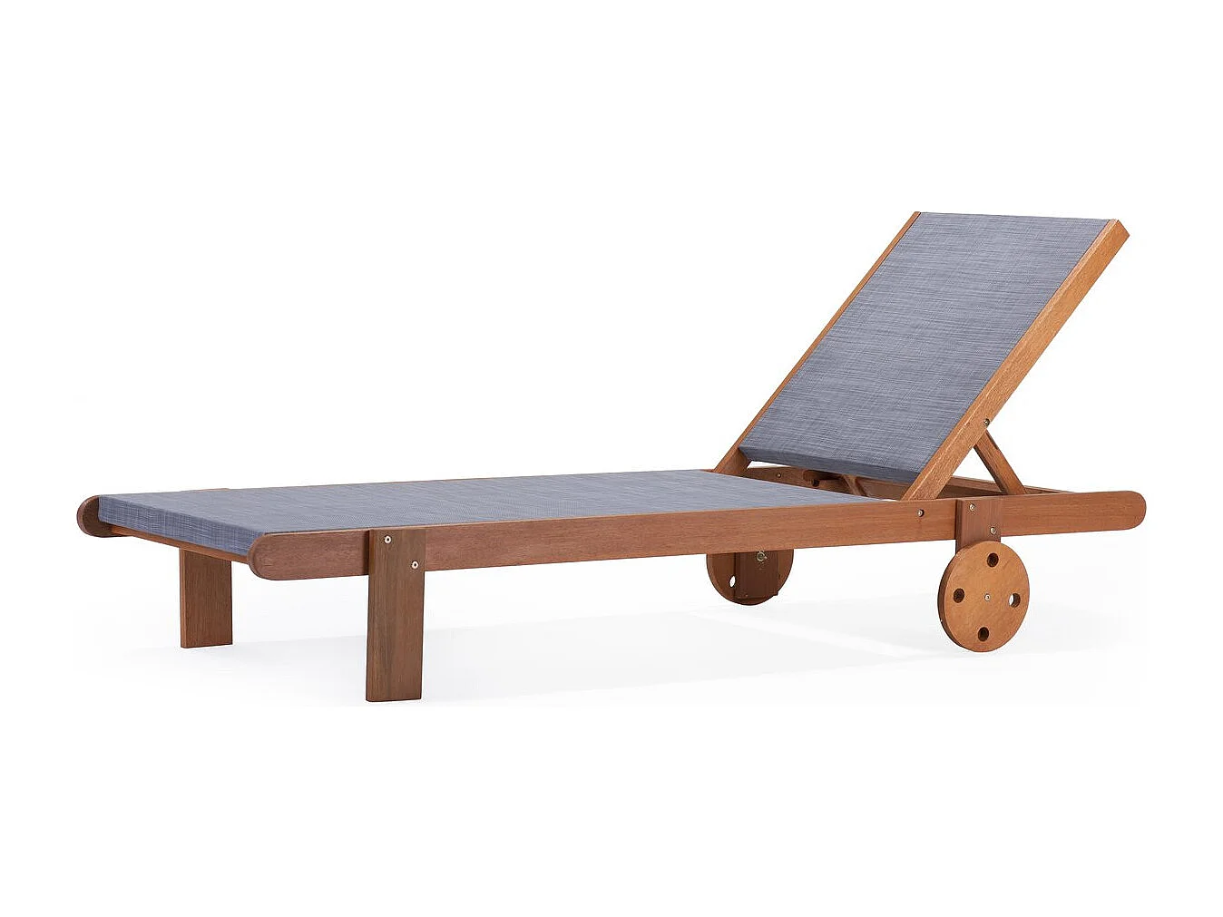 Bain de Soleil en bois exotique "Saïgon" - Maple - Gris