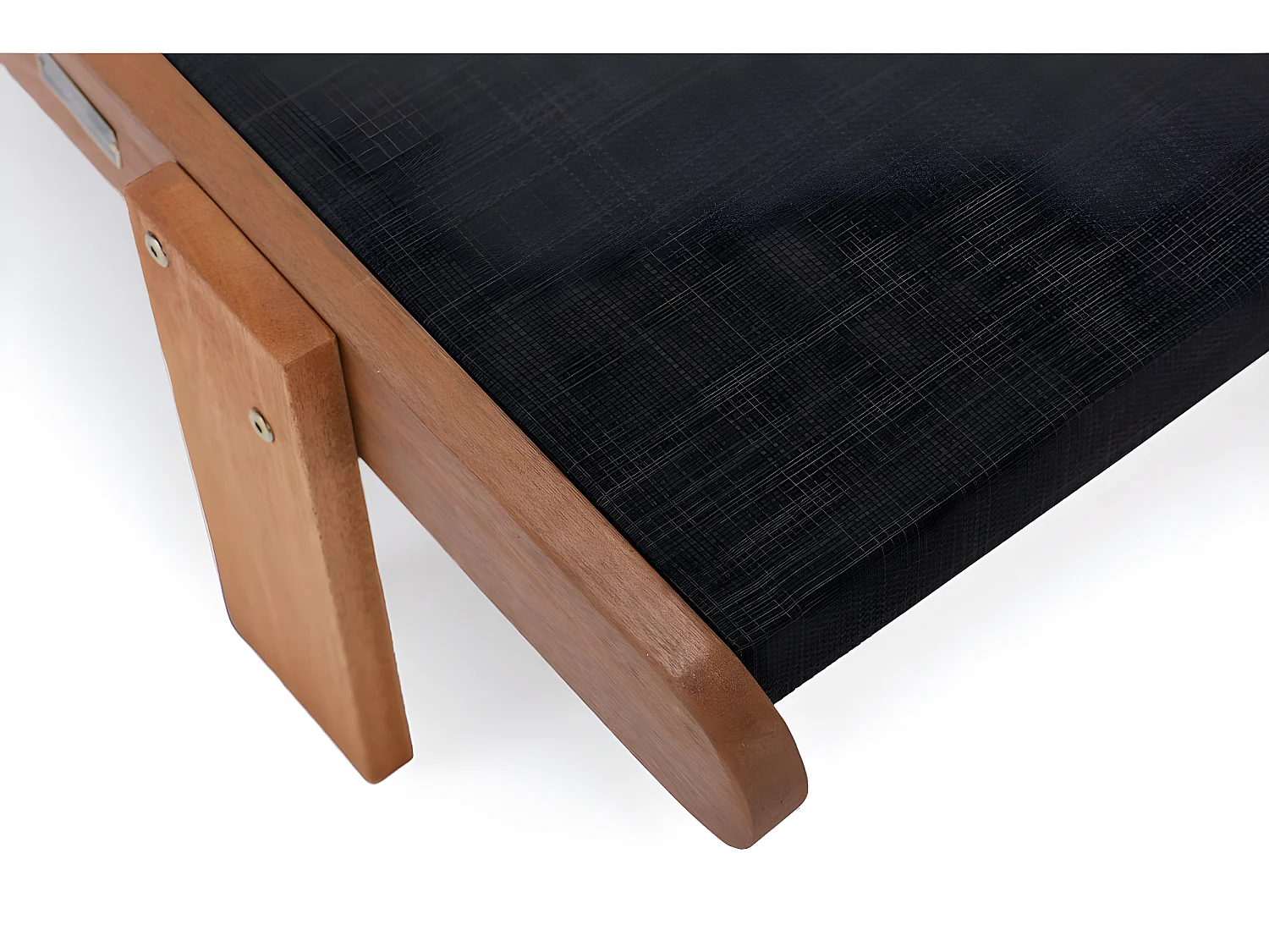 Bain de Soleil en bois exotique "Saïgon" - Maple - Noir