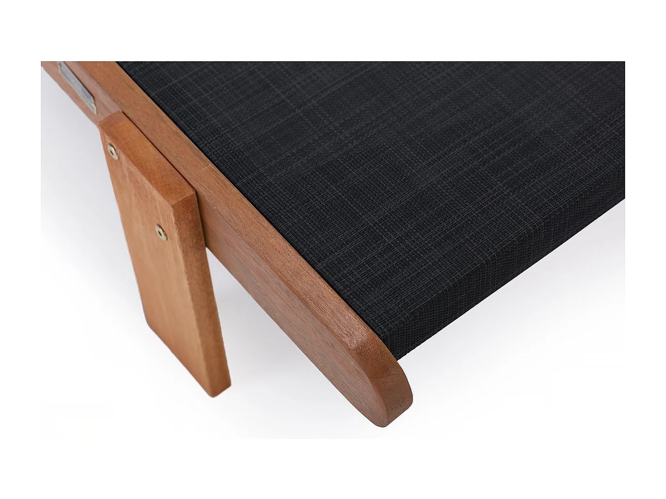 Bain de Soleil en bois exotique "Saïgon" - Maple - Noir