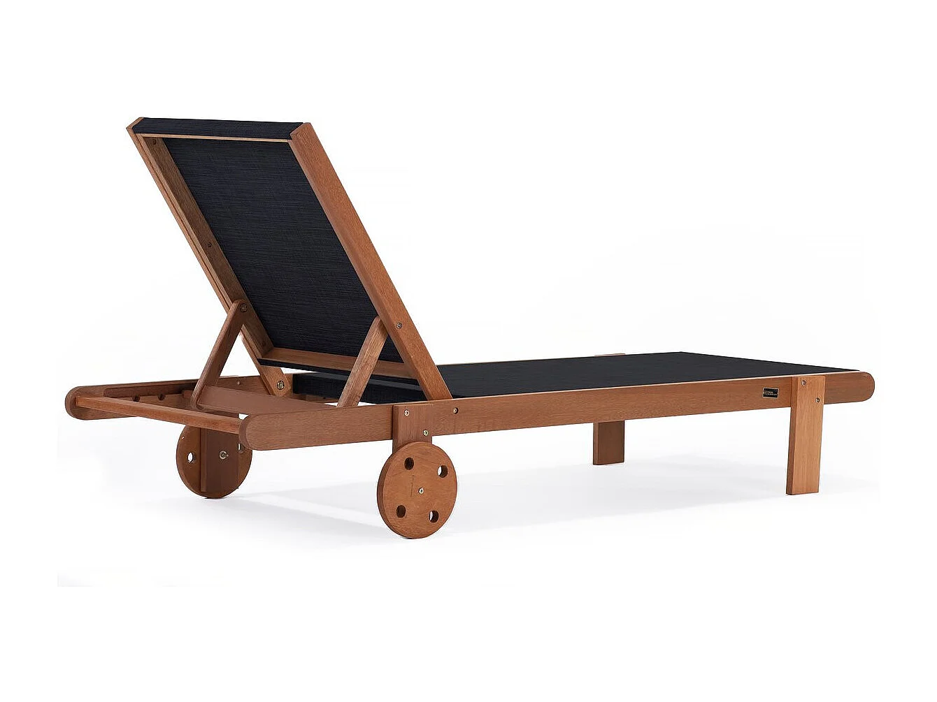 Bain de Soleil en bois exotique "Saïgon" - Maple - Noir