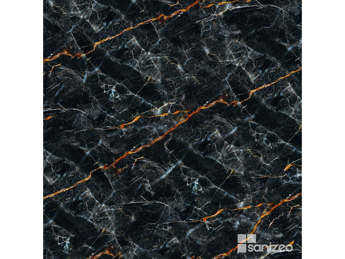 Lot de 2 Panneaux d'Habillage pour Douche et Baignoire, L120*l120*0.4 cm, effet marbre gris, Promise by SANIZÉO