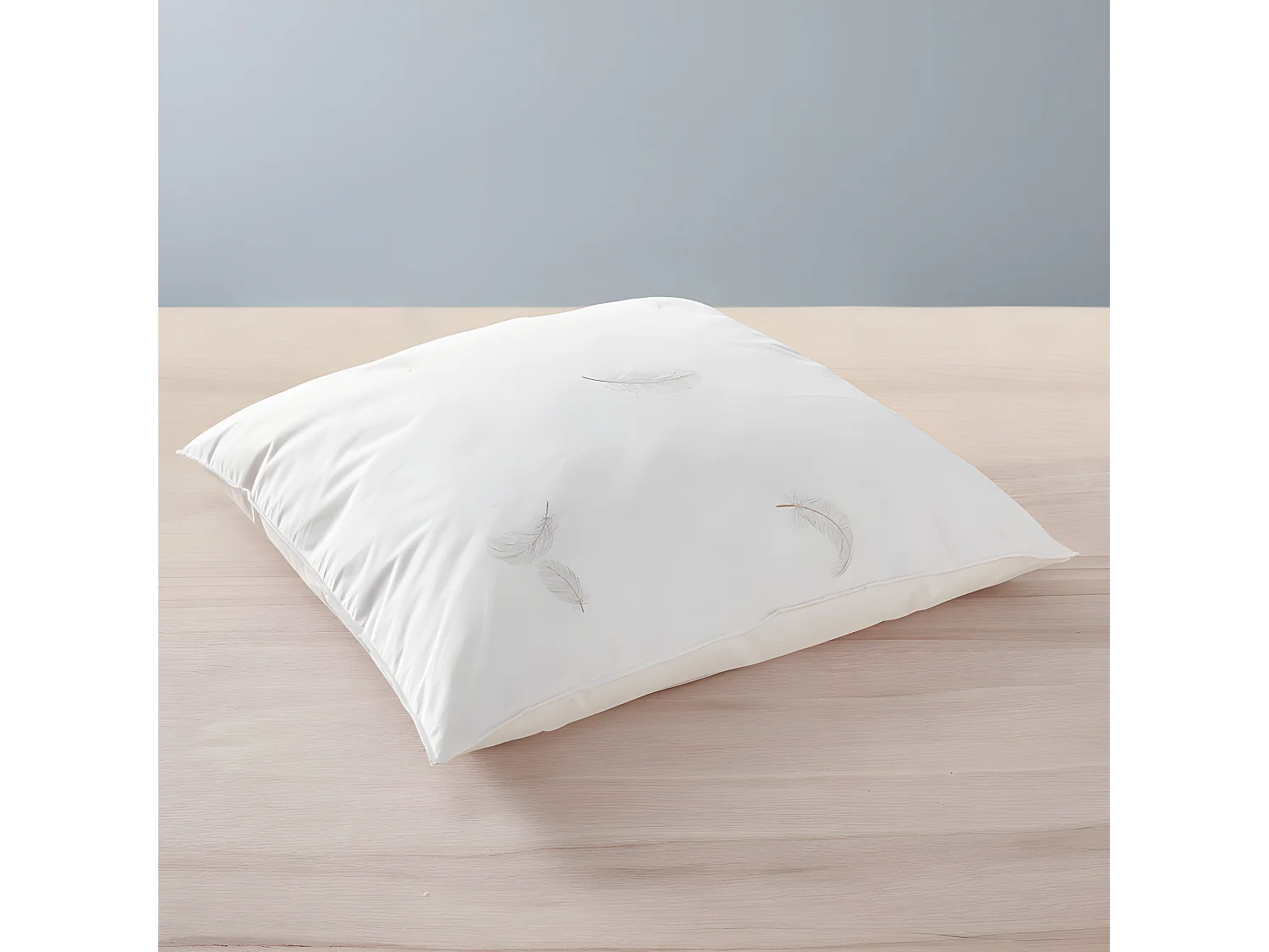 Oreiller 60 x 60 cm Blanrêve Gamme Naturelle "Prestige" plumes véritables