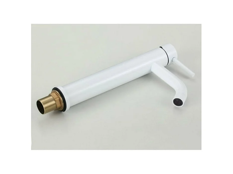 Robinet mitigeur lavabo réhaussé SLIGO blanc