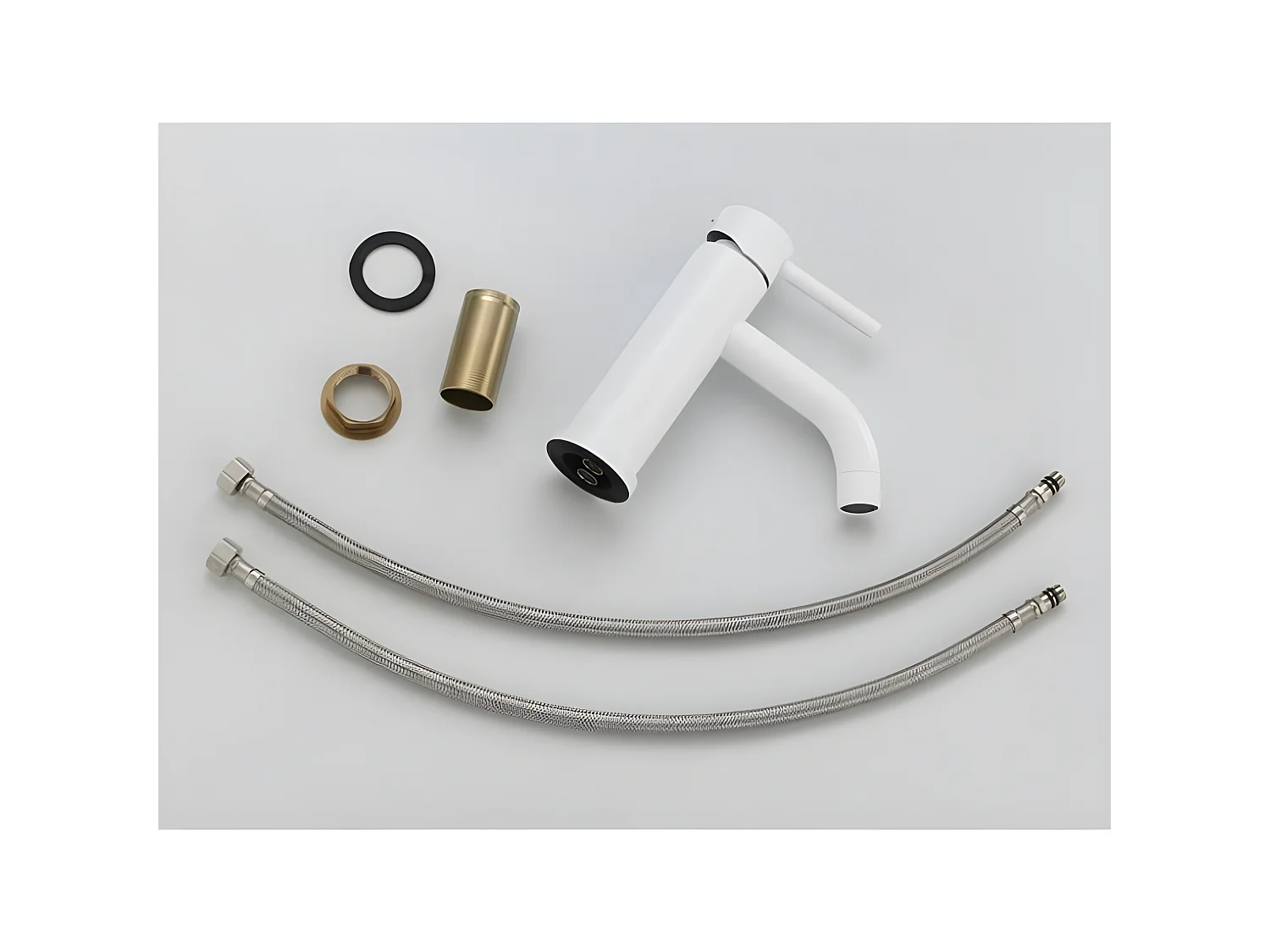 Robinet mitigeur lavabo SLIGO blanc