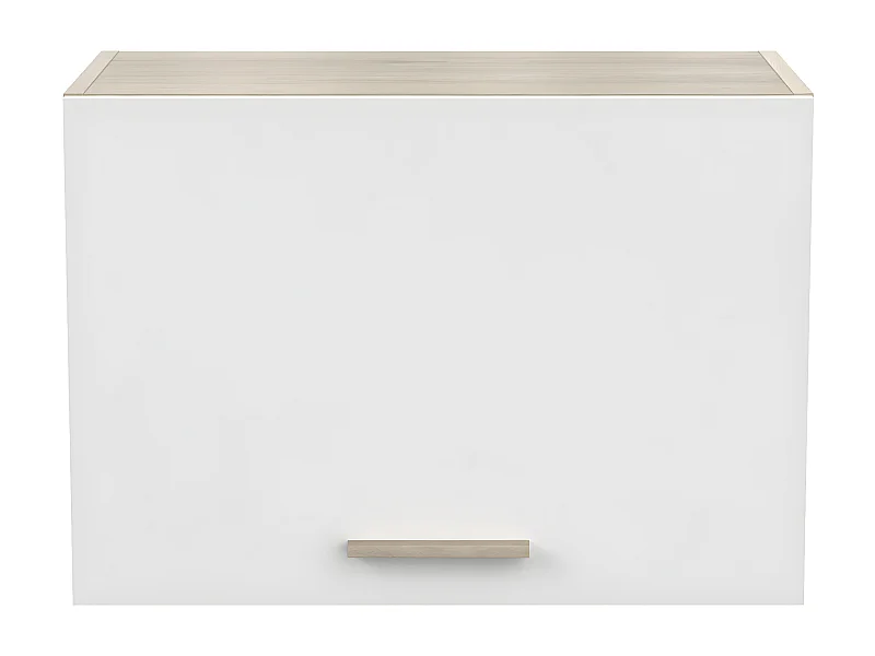 Meuble pour hotte coloris chêne kronberg, blanc - Longueur 60 x Hauteur 42 x Profondeur 30 cm