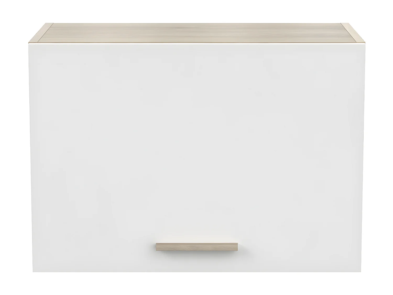 Meuble pour hotte coloris chêne kronberg, blanc - Longueur 60 x Hauteur 42 x Profondeur 30 cm