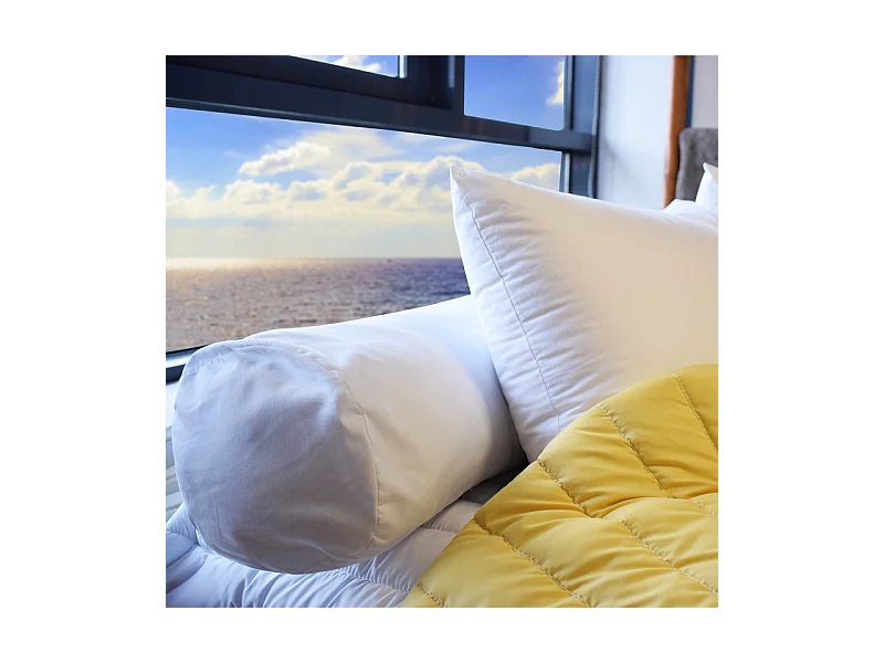 Polochon volume pour lit 140 "Bleu Calin" confort super gonflant Isolane