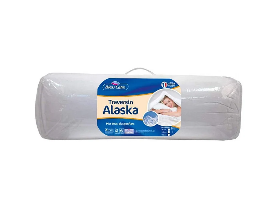 Polochon volume pour lit 160 "Bleu Calin" confort super gonflant Isolane