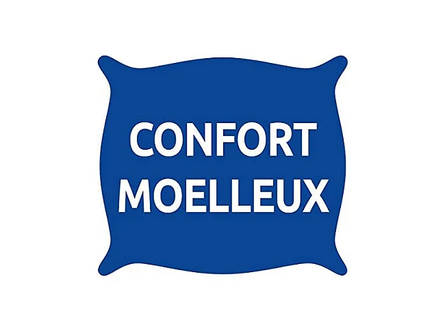 Polochon volume pour lit 160 "Bleu Calin" confort super gonflant Isolane