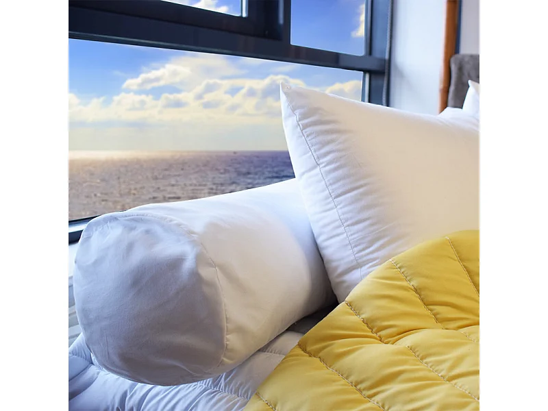 Polochon volume pour lit 160 "Bleu Calin" confort super gonflant Isolane