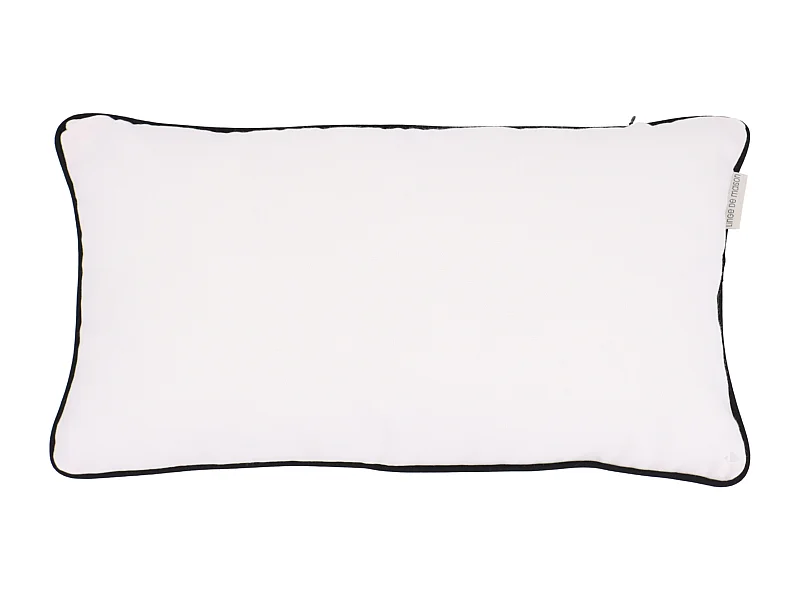 Housse de coussin 30x60 cm MONTSEGUR Blanc