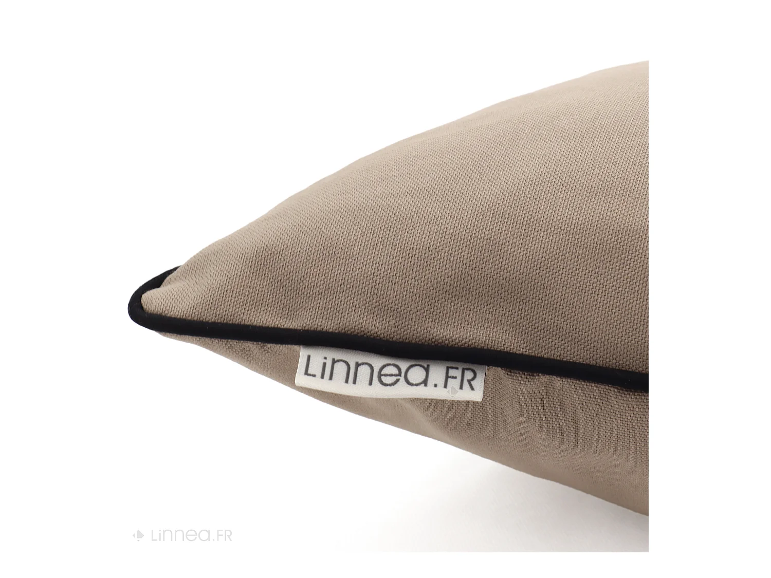 Housse de coussin 30x60 cm MONTSEGUR marron Tourterelle