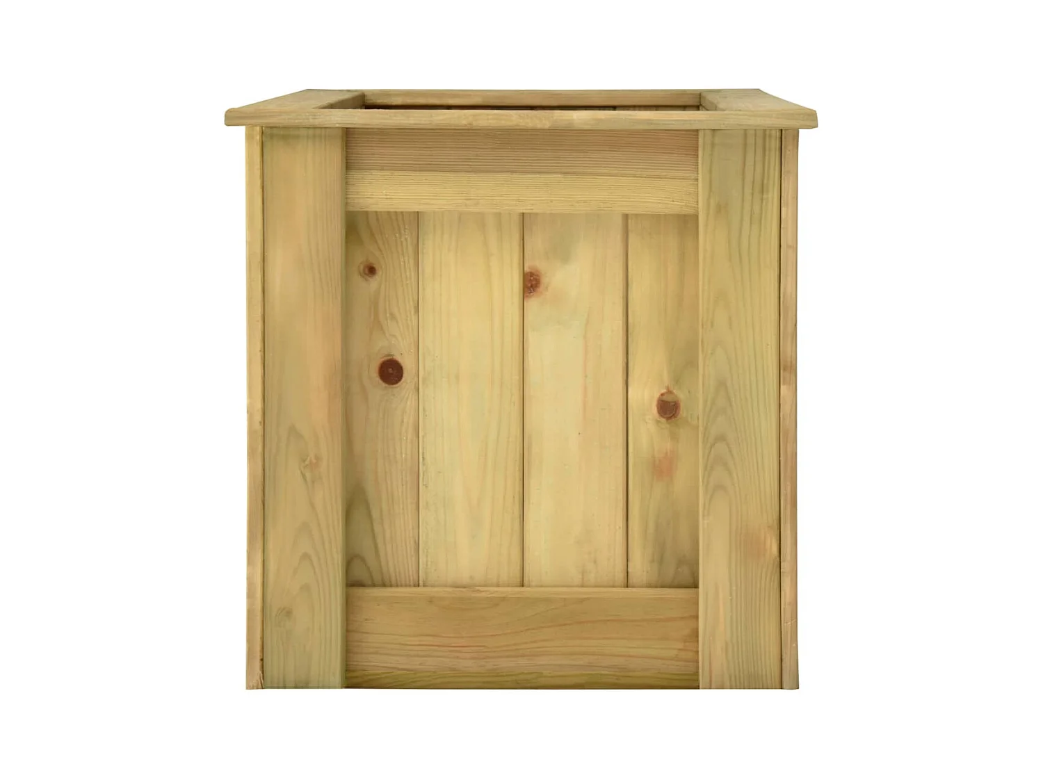 Jardinera elevada 100 x 50 x 50 cm madera de pino impregnada 02_0000841