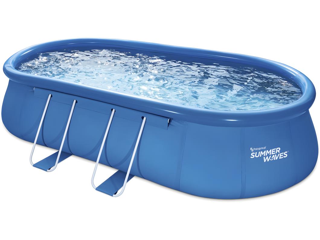 Piscina ovalada transportable - 6.10 x 3.66 x 1.22 m