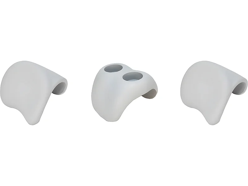 Kopfstützen 2er-Set und 1 Getränkehalter für Whirlpool