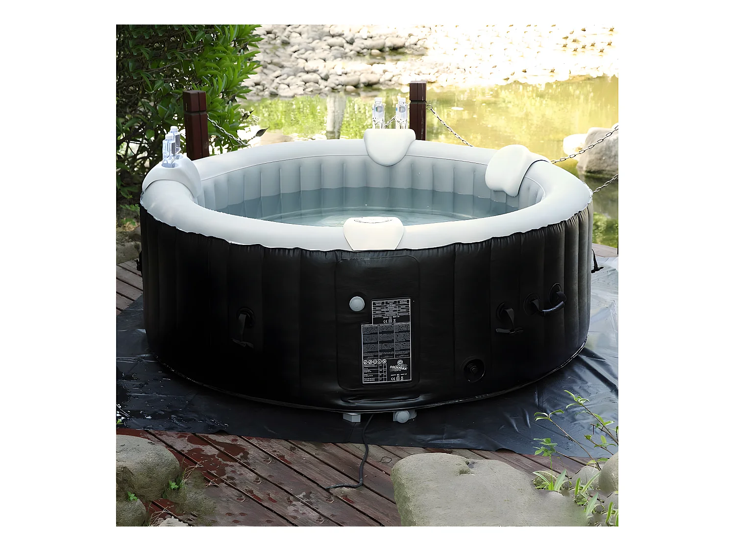 SET DI 2 POGGIATESTA E 1 PORTA SPA PER SPA