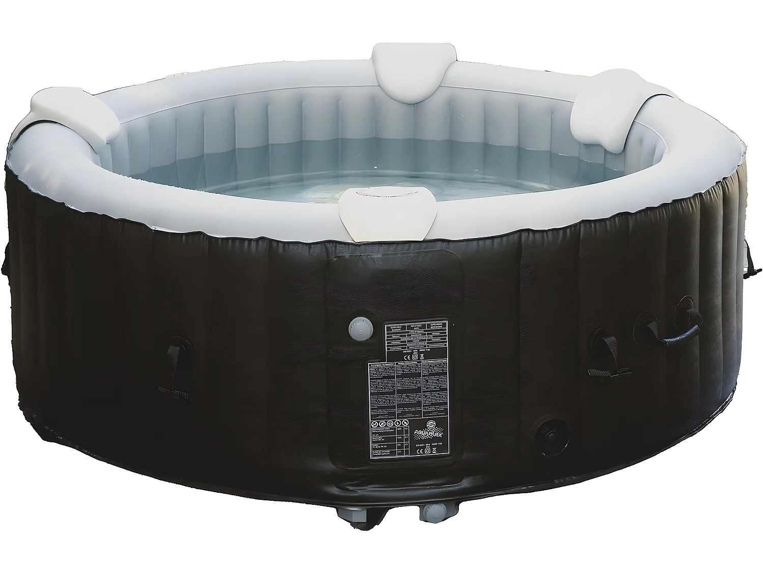 Kopfstützen 2er-Set und 1 Getränkehalter für Whirlpool