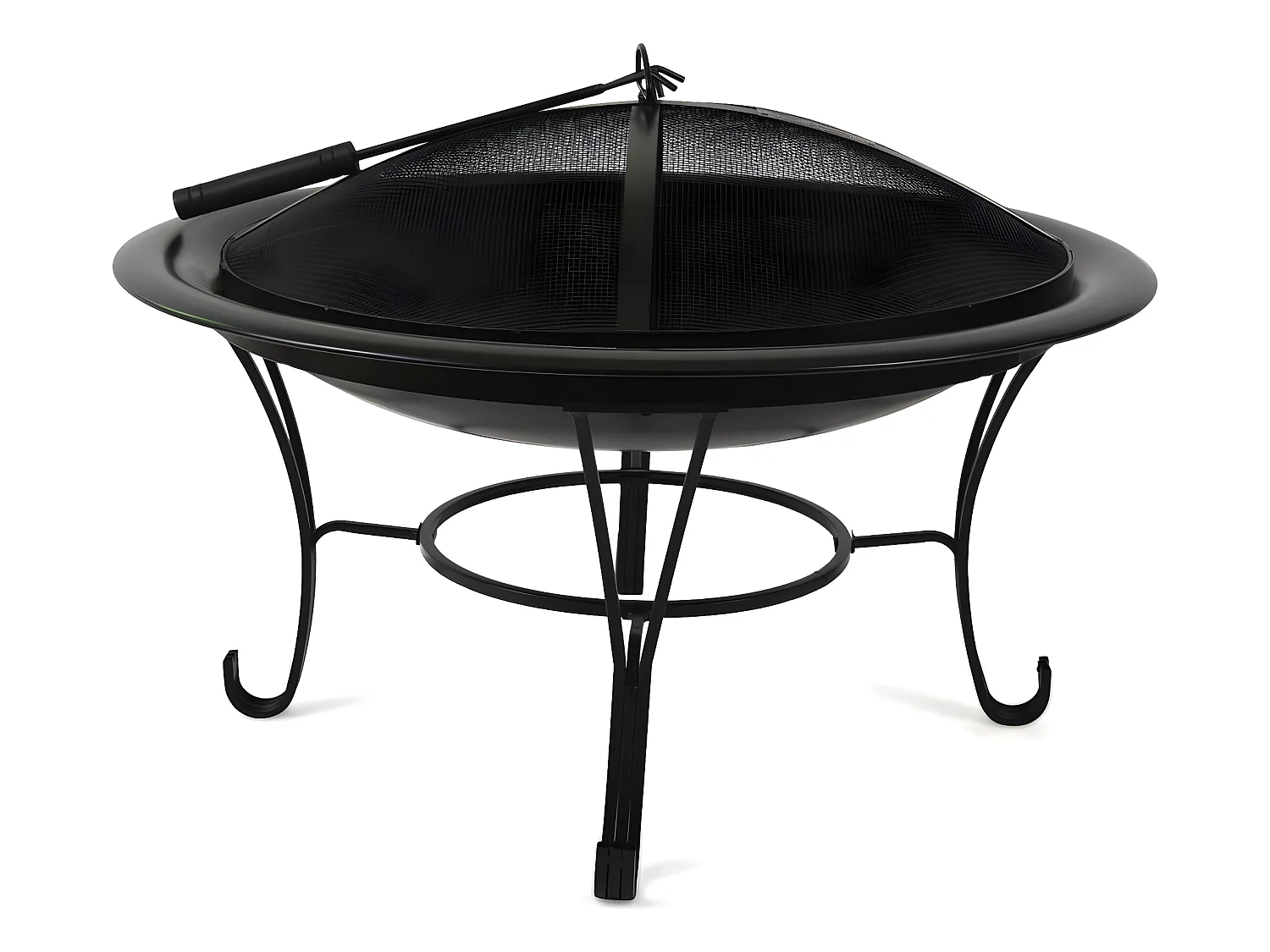 Chauffage d'extérieur "Brasero 2" - Ø 76 cm - Noir