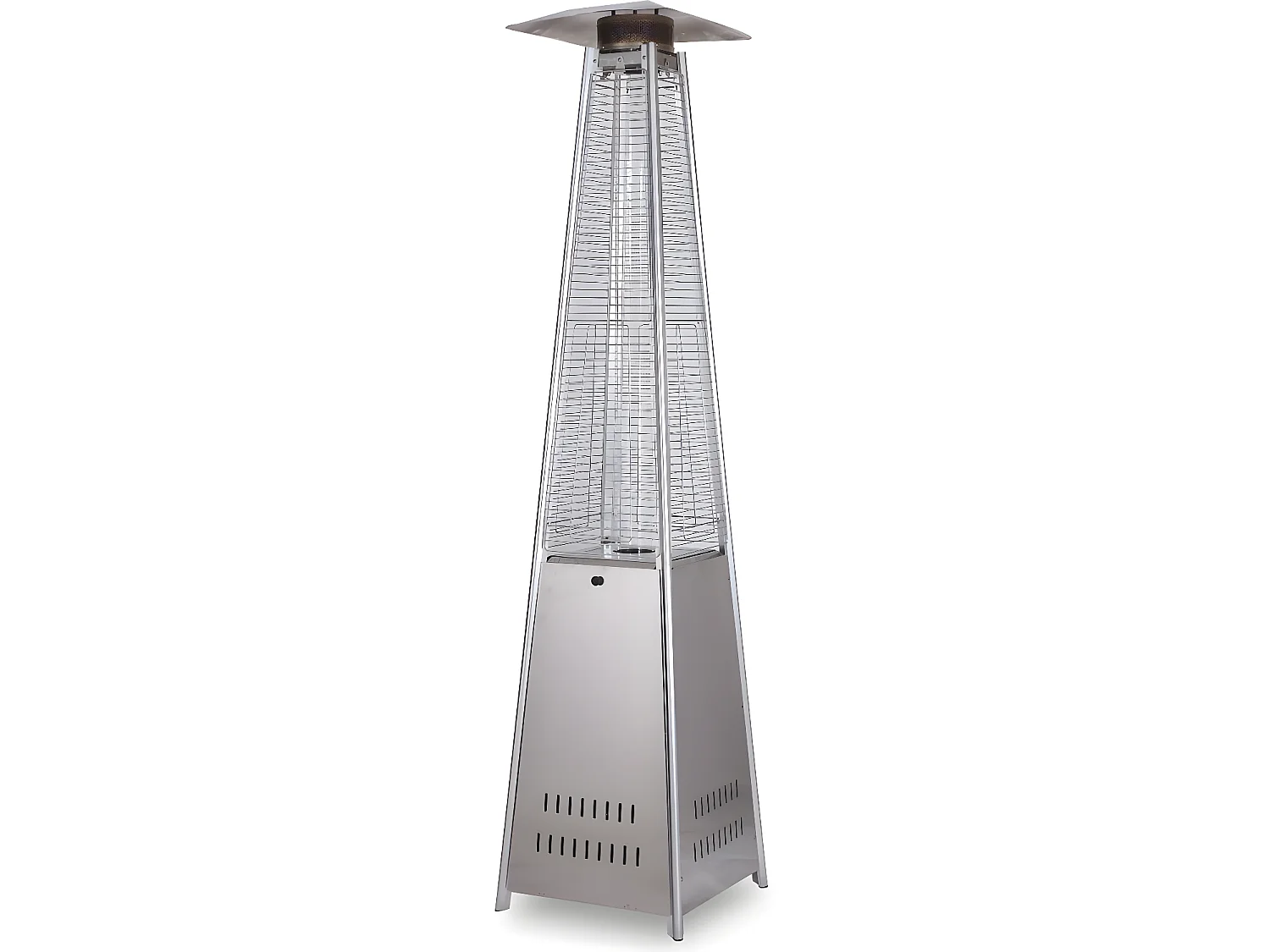 Parasol chauffant gaz "Kheops" 13 KW - Acier