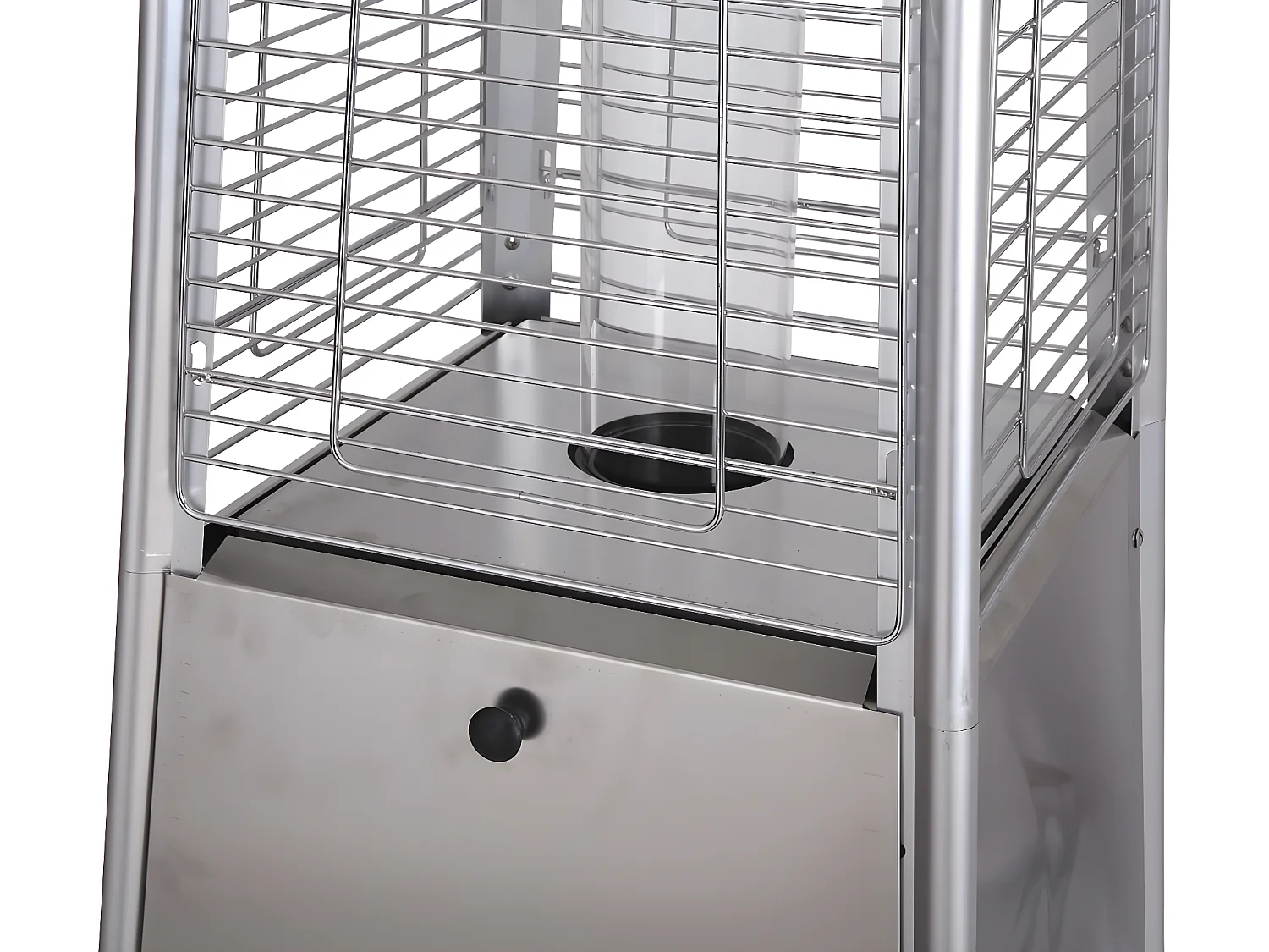 Parasol chauffant gaz "Kheops" 13 KW - Acier