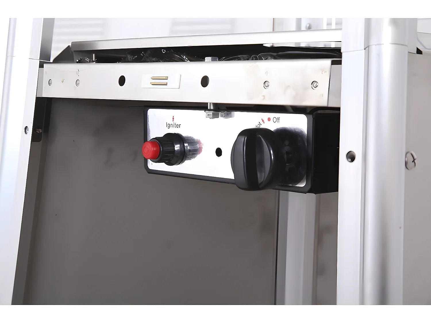 Parasol chauffant gaz "Kheops" 13 KW - Acier