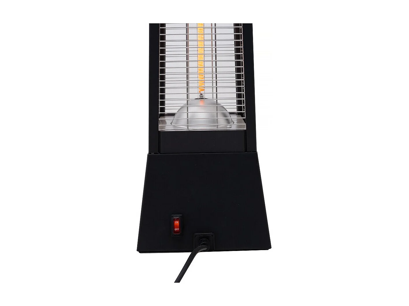 Chauffage électrique radiant en fibre de carbone "Volcano" - 2000W - Noir