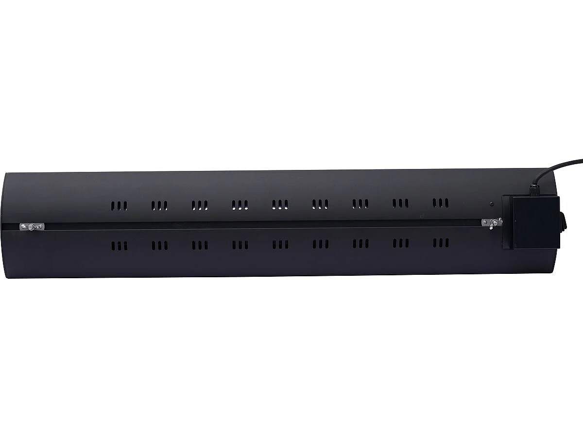 Chauffage électrique radiant en fibre de carbone "Bola" - 2000W - Noir