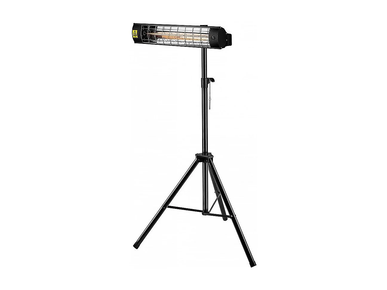 Trépied pour Radiateur électrique - 1.1-1.8 m - Noir