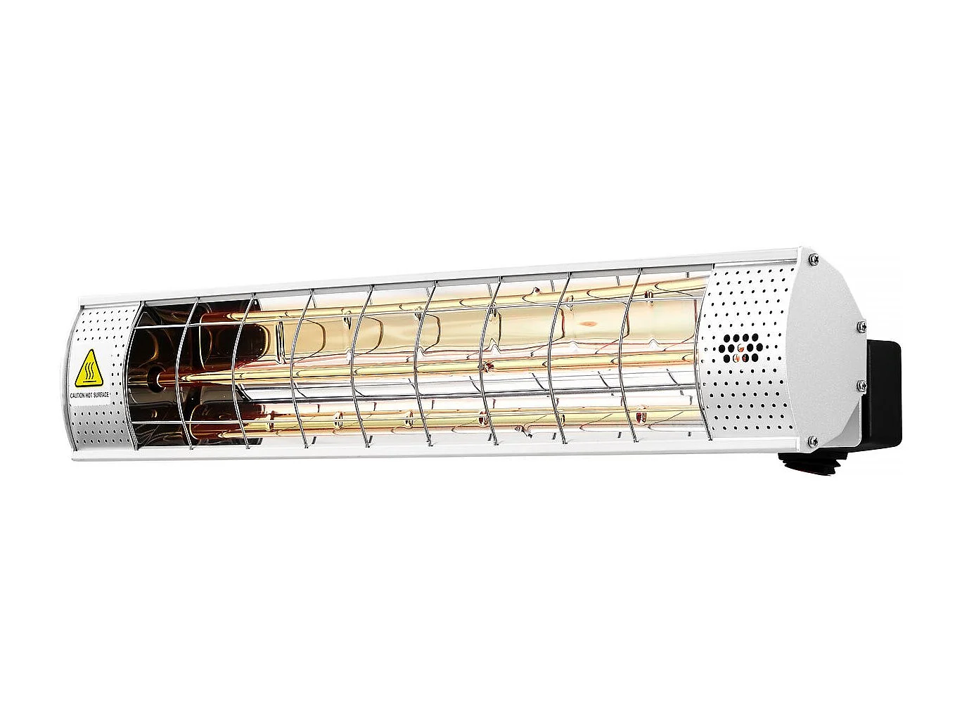 Calefactor de infrarrojos para terrazas - 2000W - Plata