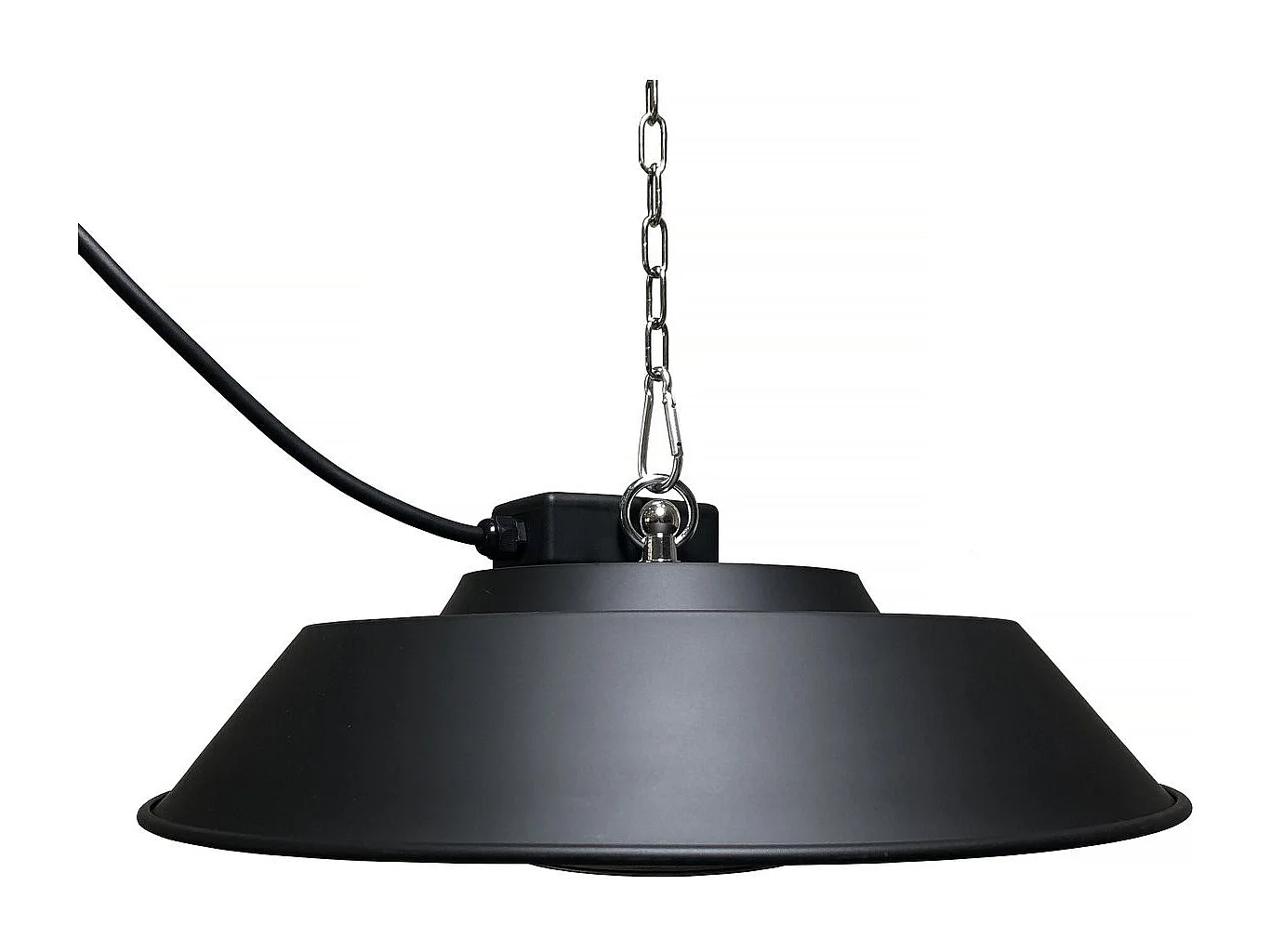 Calefactor eléctrico suspendido - 1500W - Negro