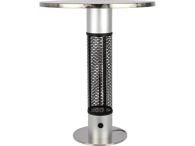 Bartafel hoge tafel outdoor met elektrische verwarming "Colin" - Metaal