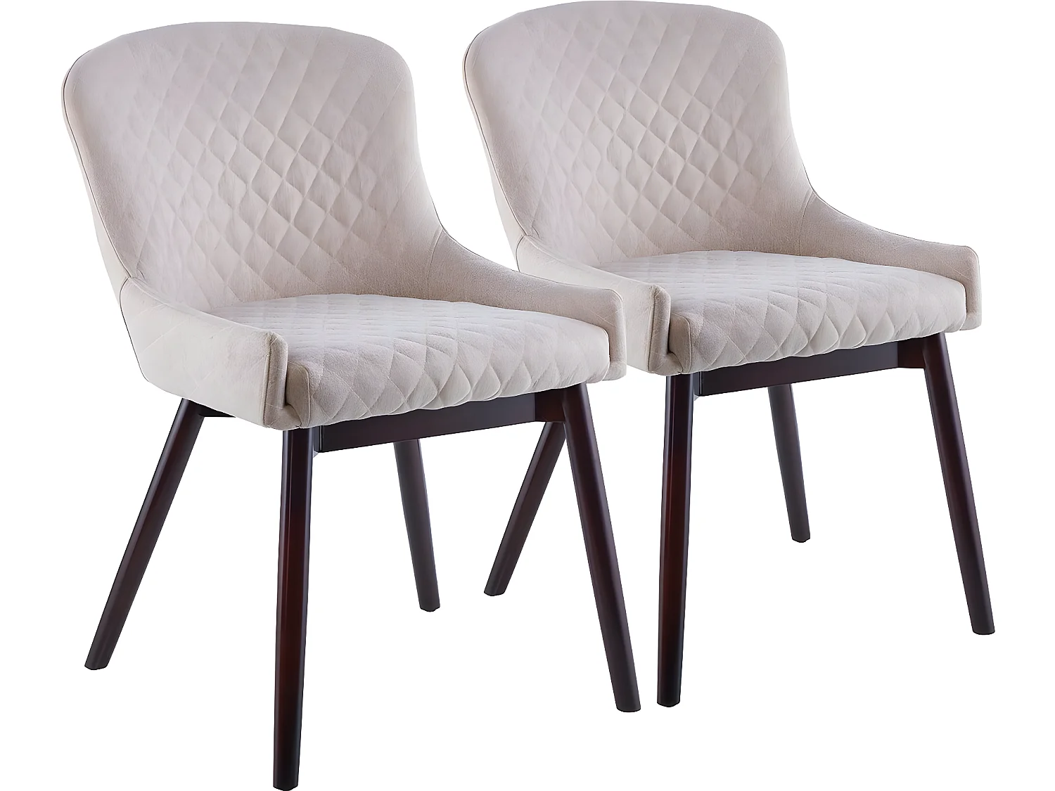 Set di 2 sedie "Tabor" - Beige