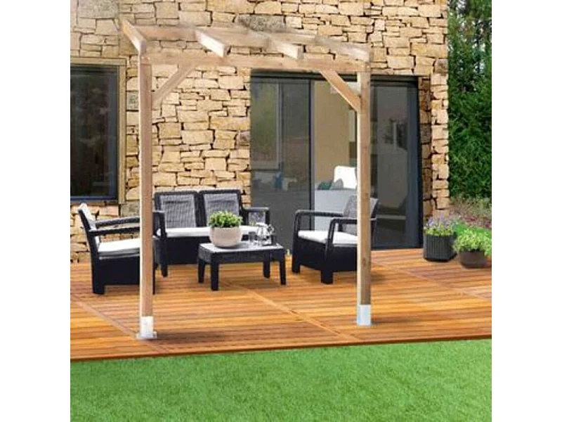 Tetto Couv'Terrasse in legno 3x2m – senza tetto