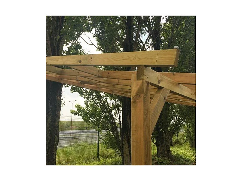 Tetto Couv'Terrasse in legno 3x2m – senza tetto