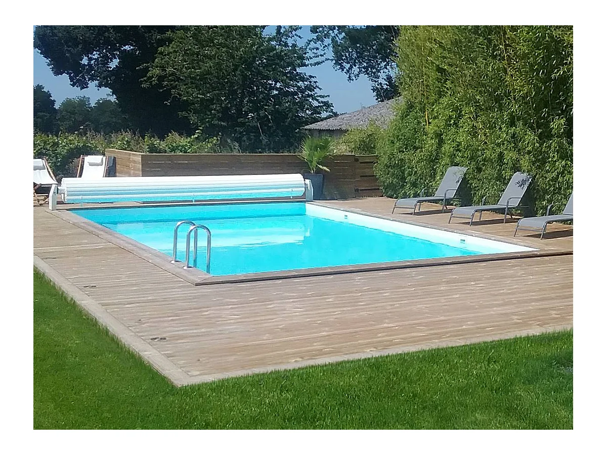 Piscine bois en kit rectangle "Oceano " - 9.20 x 5.20 x 1.44 m