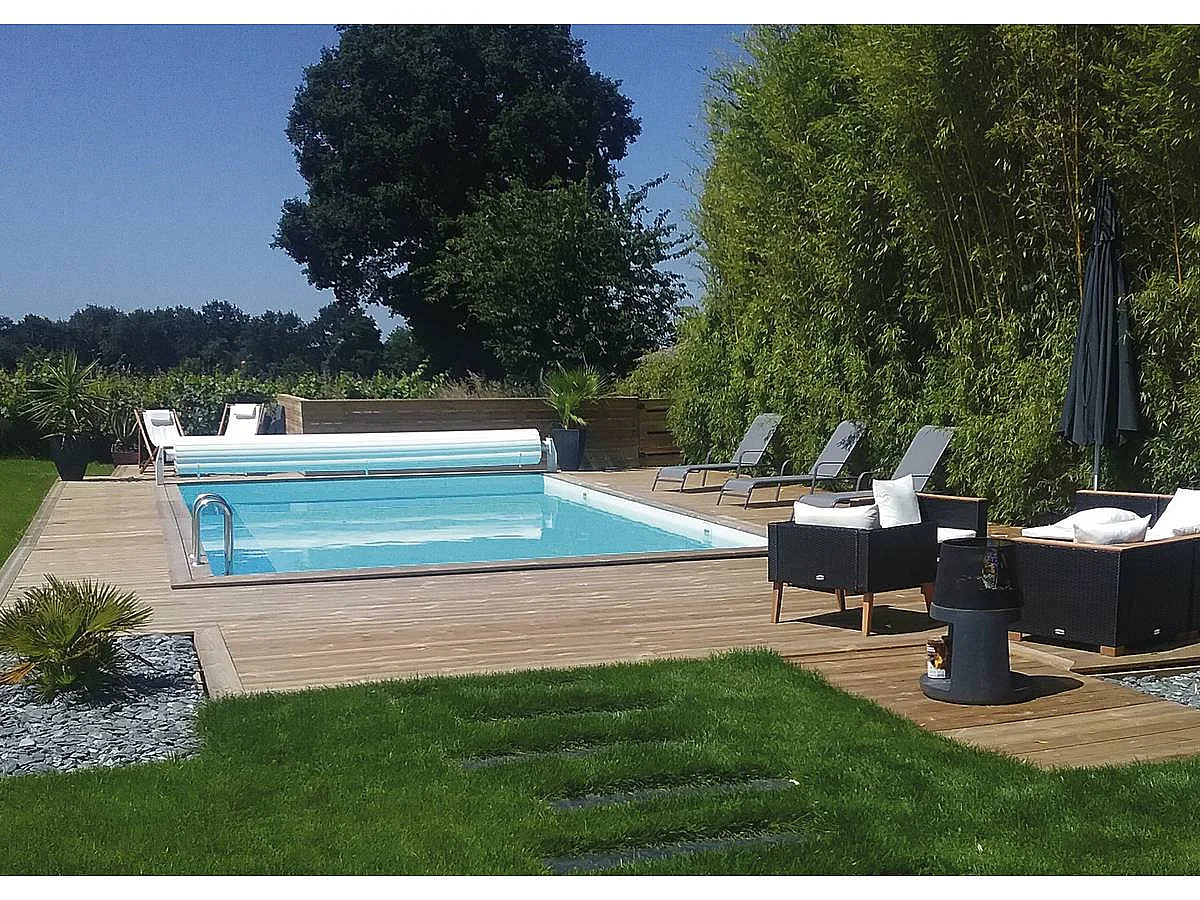 Piscine bois en kit rectangle "Oceano " - 9.20 x 5.20 x 1.44 m