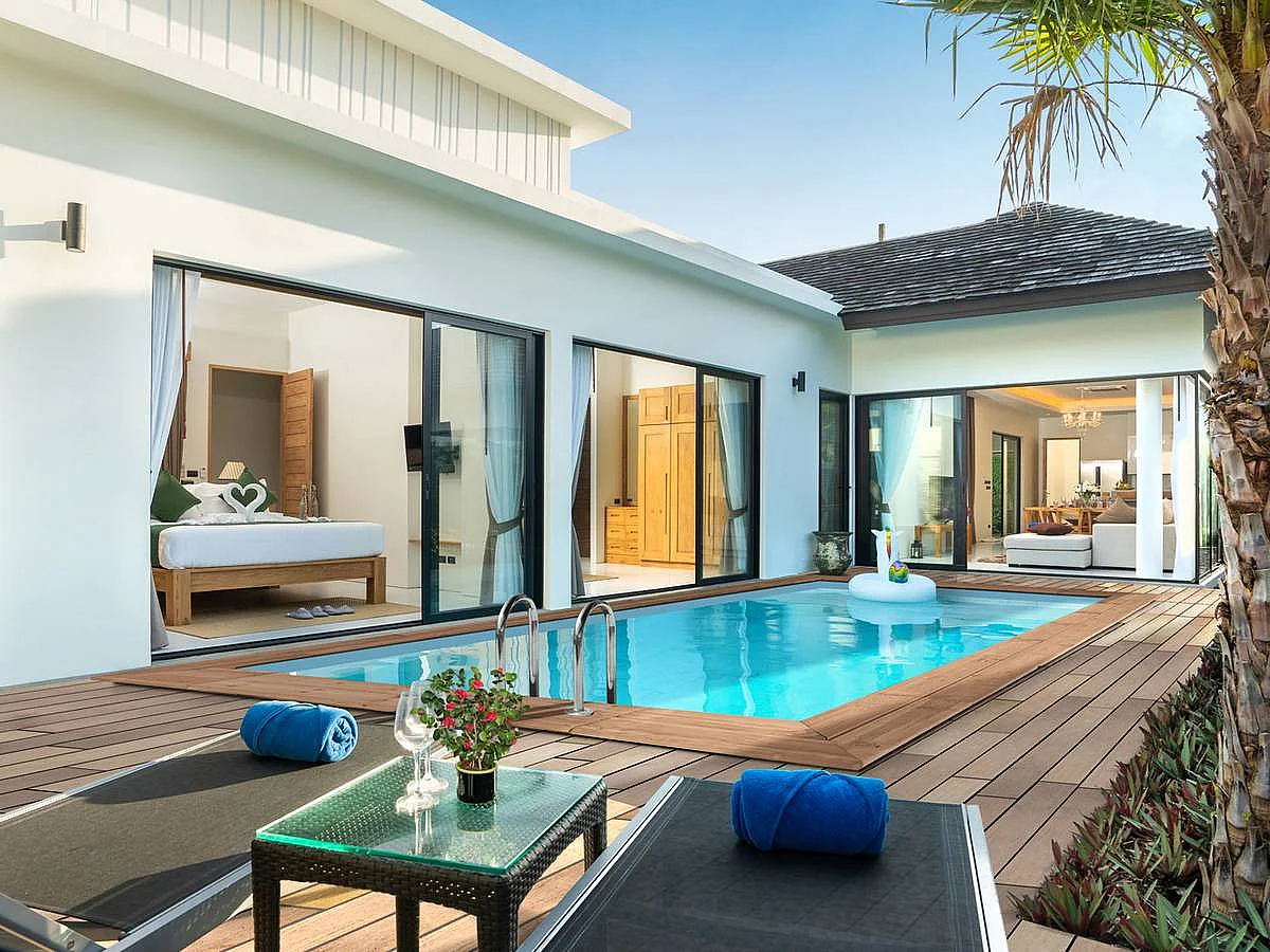 Piscine bois rectangle " Aruba 120  "- 5.00 x 3.00 x 1.24 m