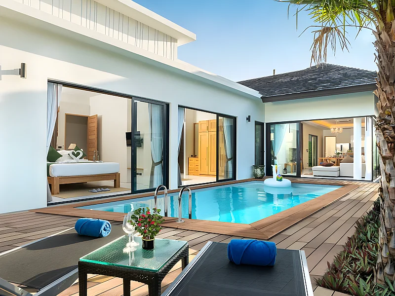 Piscine bois rectangle " Aruba 120  "- 5.00 x 3.00 x 1.24 m