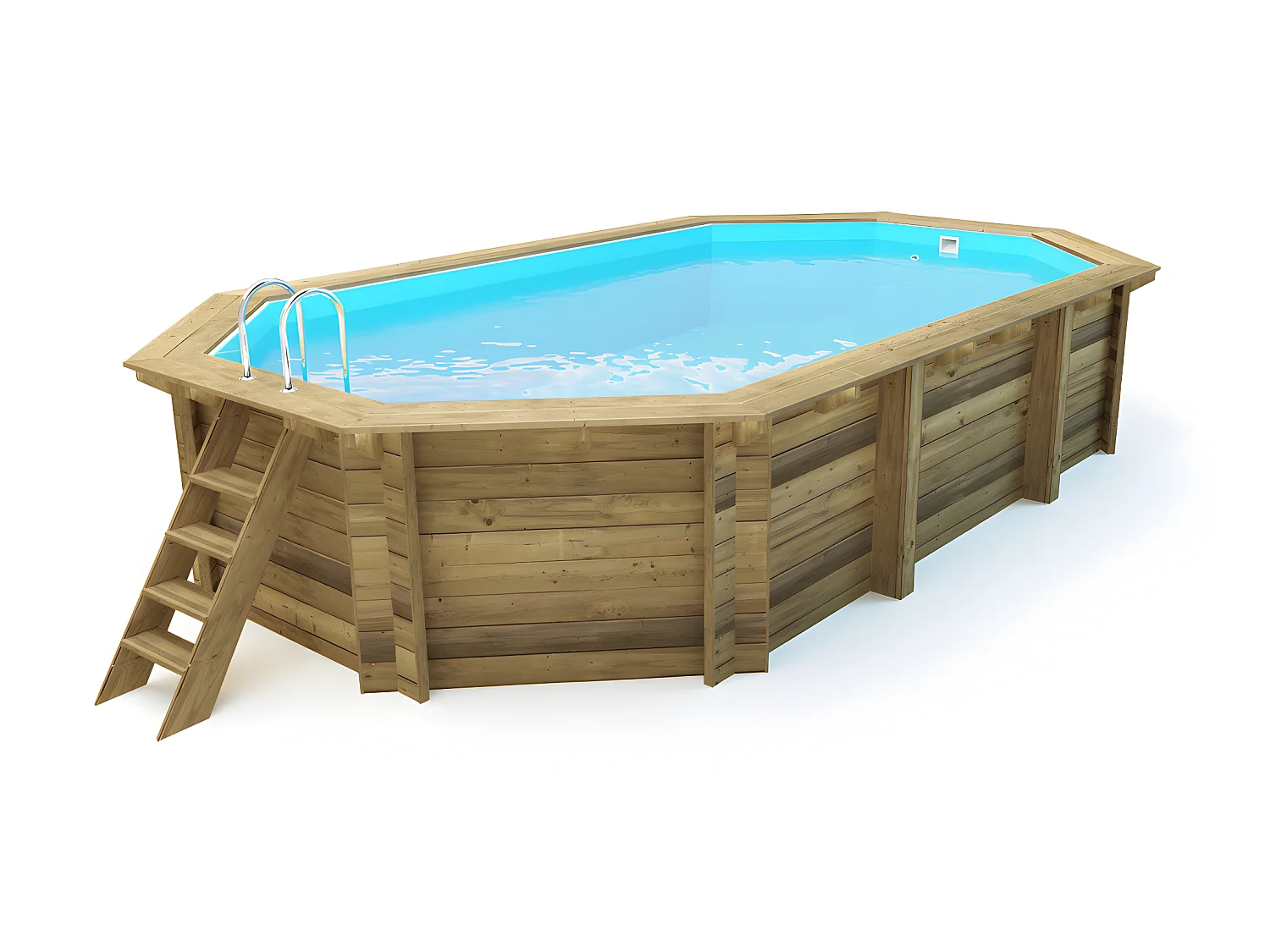 Piscine bois " Brazilia "  5.86 x 3.86 x 1.20 m