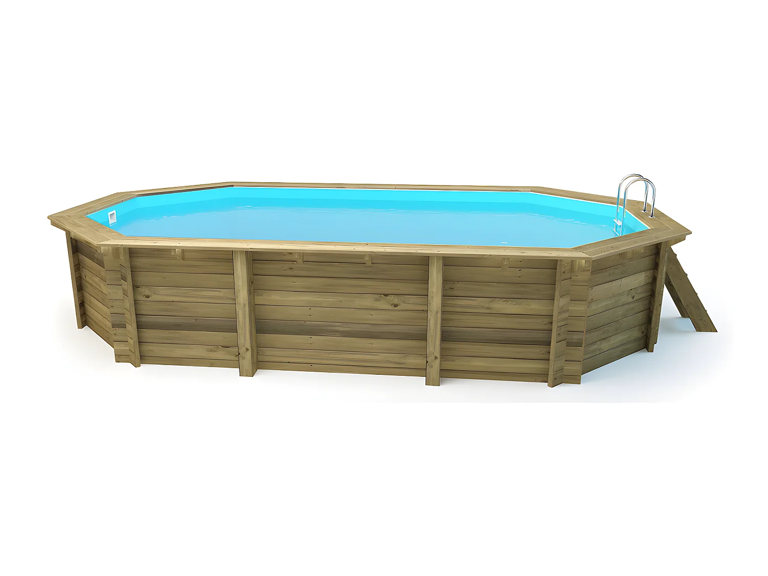 Piscine bois " Brazilia "  5.86 x 3.86 x 1.20 m