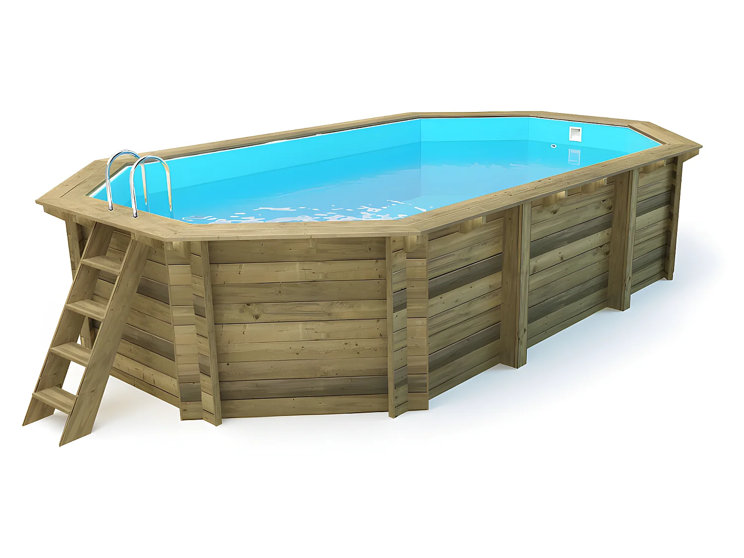 Piscine bois "Florida 130" - 6.57 x 4.57 x 1.31 m