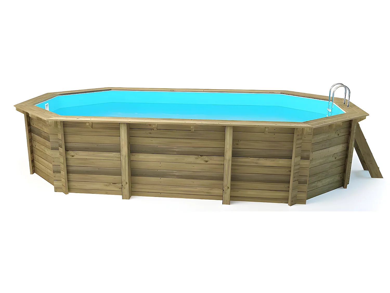 Piscine bois "Florida 130" - 6.57 x 4.57 x 1.31 m