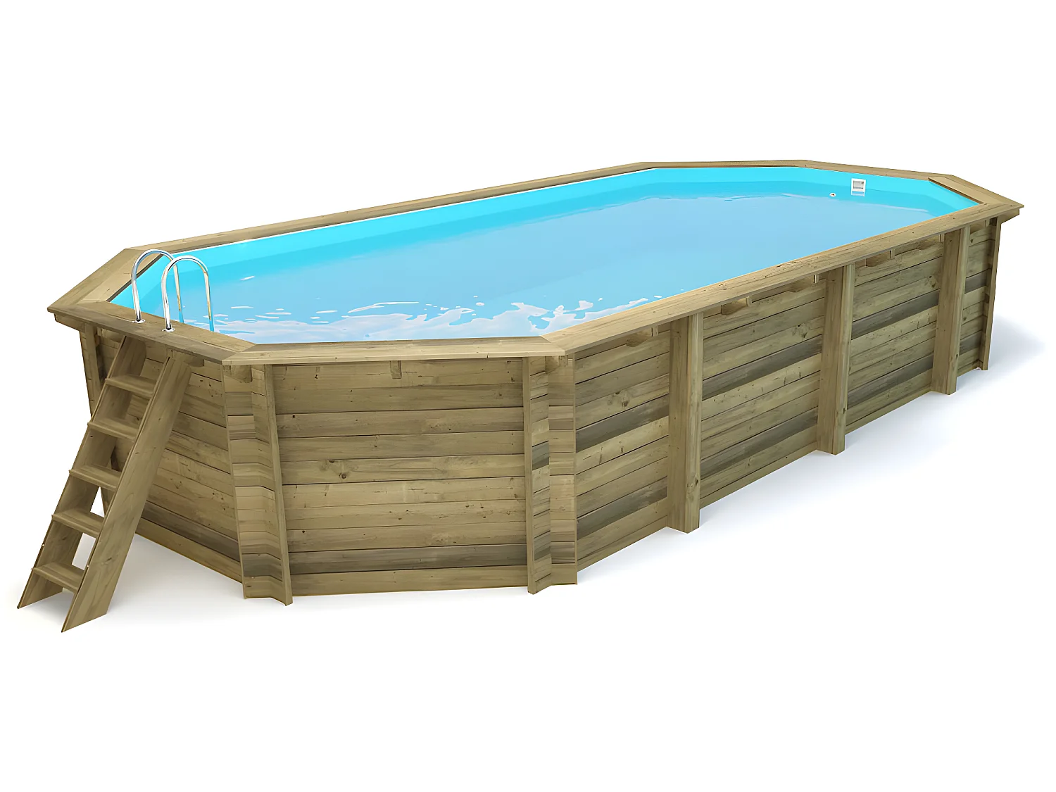 Piscine bois " Sevilla 145 " - 8.57 x 4.57 x 1.45 m