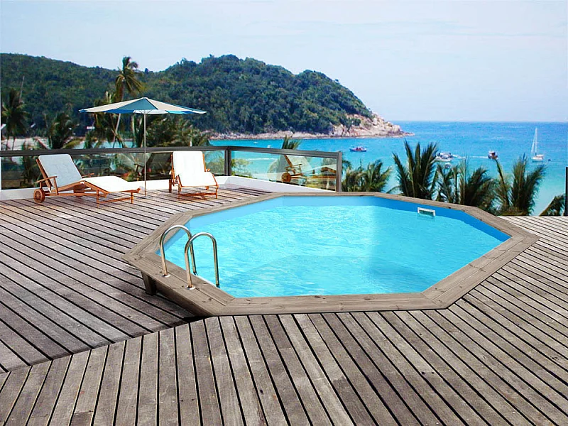 Piscine bois  Venecia " -  5.80 x 1.31m