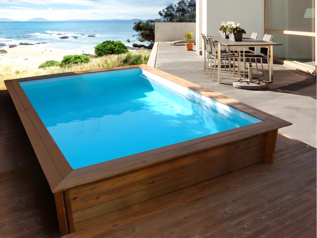 Piscine bois rectangle " Toledo "- 3.00 x 2.00 x 0.71 m