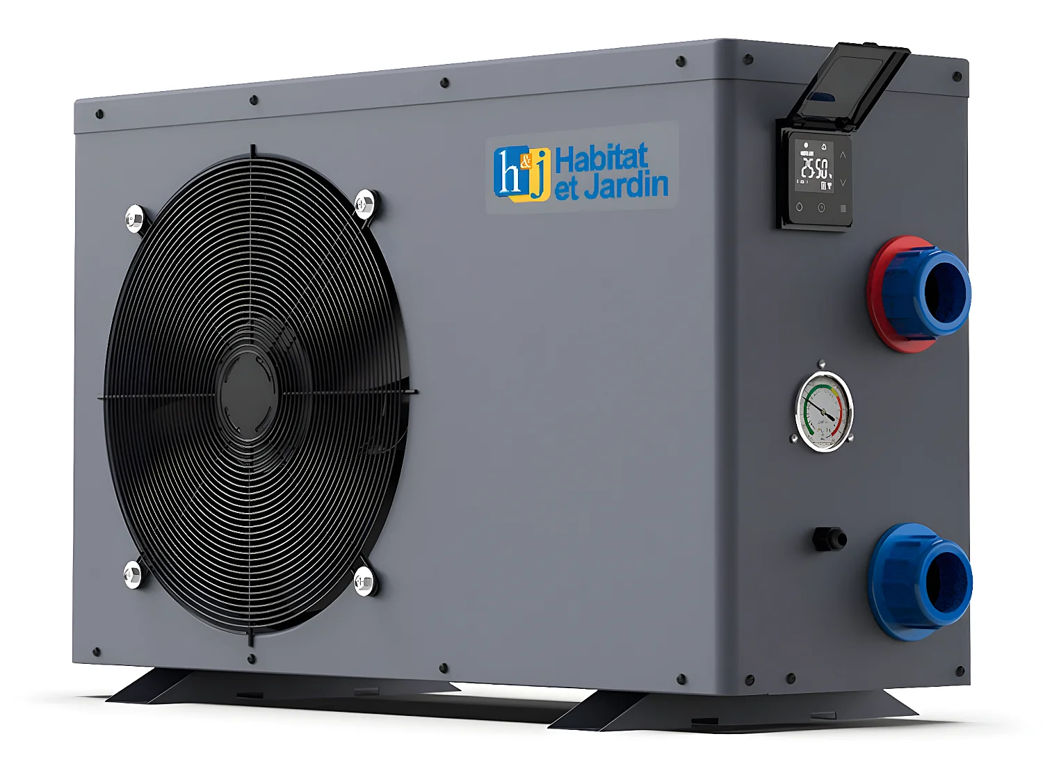 Piscine bois " Ibiza 130 " - 8.57 x 4.57 x 1.31 m + Pompe à chaleur 6.1 kW