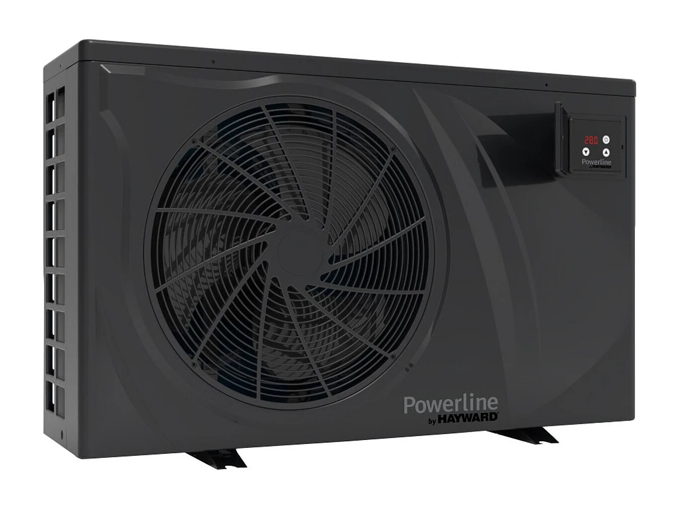Piscine bois " Sevilla 130 " - 8.57 x 4.57 x 1.31 m + Pompe à chaleur 6 kw/h inverter "PowerLine by Hayward" - Noir
