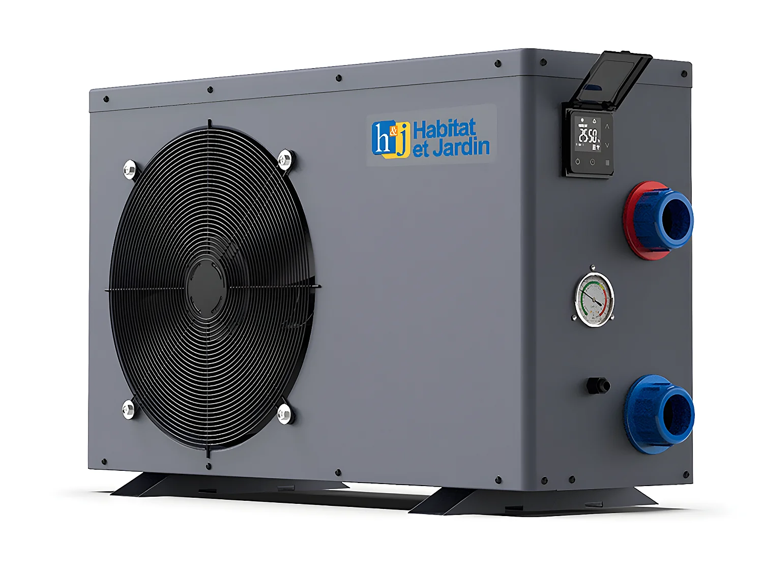 Piscine bois "Sao Paulo" - 6.57 x 4.07 x 1.20 m + Pompe à chaleur - Puissance 6.1 kW