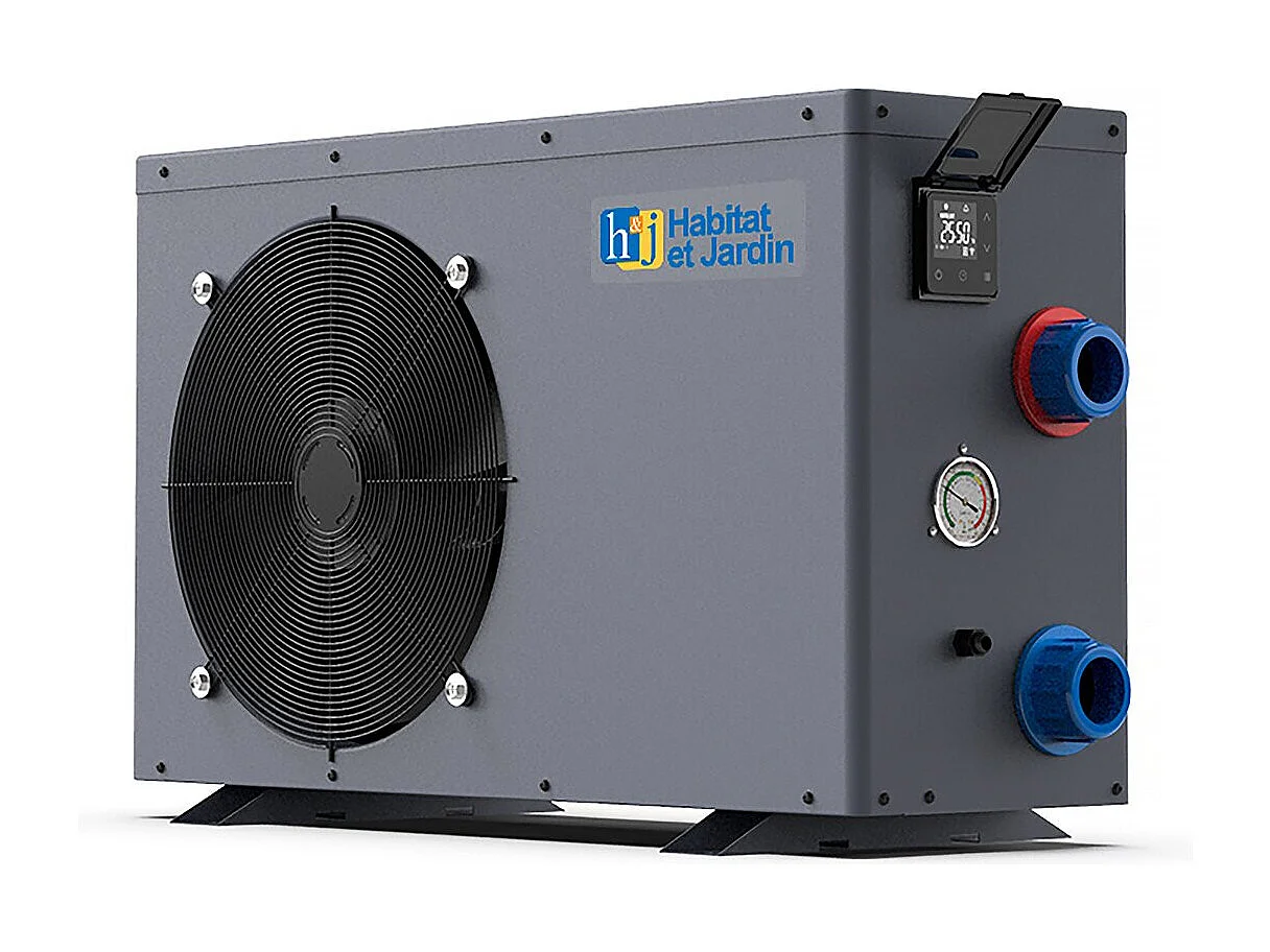 Piscine bois "Sao Paulo" - 6.57 x 4.07 x 1.20 m + Pompe à chaleur - Puissance 6.1 kW