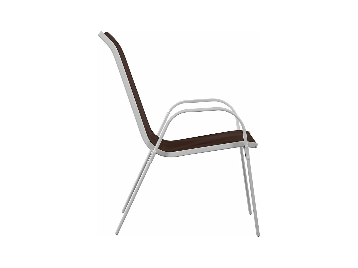 Set van 2 tuinstoelen "CORDOBA" in Textilène Taupe Phoenix